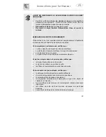 Предварительный просмотр 27 страницы Smeg Dishwasher DWI409C (French) Manuel D'Instructions