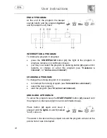 Предварительный просмотр 13 страницы Smeg Dishwasher PL115NE Instruction Manual