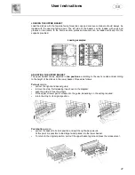 Предварительный просмотр 18 страницы Smeg Dishwasher SA682X Instruction Manual