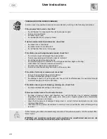 Предварительный просмотр 21 страницы Smeg Dishwasher SA682X Instruction Manual