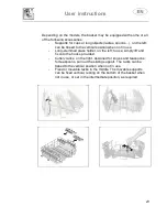 Предварительный просмотр 25 страницы Smeg Dishwasher Instruction Manual