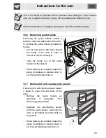 Предварительный просмотр 27 страницы Smeg DOSCA36X Instructions For Use Manual