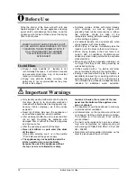 Preview for 2 page of Smeg DRY2005.1 Instructions For Use Manual