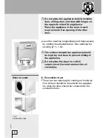 Предварительный просмотр 8 страницы Smeg DRY63CS Instructions For Use Manual