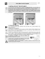 Предварительный просмотр 15 страницы Smeg Dual Fuel Range Cooker B102MFX5 Instruction Manual