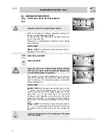 Предварительный просмотр 14 страницы Smeg DUCO4SS Instruction Manual