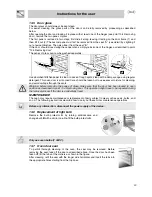 Предварительный просмотр 21 страницы Smeg DUCO4SS Instruction Manual