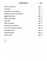 Preview for 2 page of Smeg DW2000EB Instructions For Installation And Use Manual