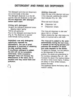 Preview for 8 page of Smeg DW2000EB Instructions For Installation And Use Manual