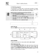 Предварительный просмотр 15 страницы Smeg DWA147 Instruction Manual