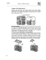 Предварительный просмотр 28 страницы Smeg DWA147 Instruction Manual