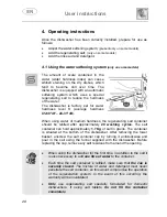 Предварительный просмотр 22 страницы Smeg DWA157 Instruction Manual