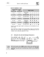 Предварительный просмотр 22 страницы Smeg DWA214S Instruction Manual