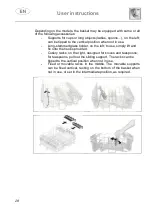 Предварительный просмотр 30 страницы Smeg DWA214W Instruction Manual