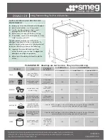 Предварительный просмотр 2 страницы Smeg DWA315X Specification