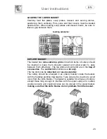 Предварительный просмотр 27 страницы Smeg DWA6214S Instruction Manual