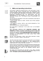 Предварительный просмотр 4 страницы Smeg DWA6214X2 User Manual