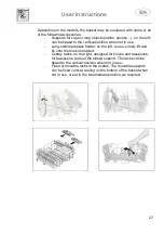 Предварительный просмотр 29 страницы Smeg DWA6214X2 User Manual