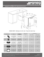 Предварительный просмотр 2 страницы Smeg DWAFI149 Datasheet