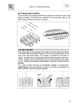 Предварительный просмотр 21 страницы Smeg DWAFI4510-2 Manual