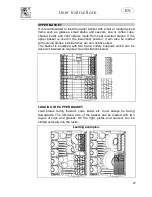 Предварительный просмотр 23 страницы Smeg DWAFI4510 Instruction Manual