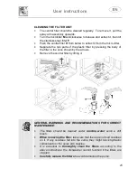 Предварительный просмотр 27 страницы Smeg DWAFI4510 Instruction Manual