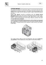 Предварительный просмотр 25 страницы Smeg DWAFI6214-2 Manual