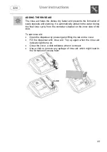 Предварительный просмотр 22 страницы Smeg DWAFI6D15T3 Manual