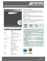 Предварительный просмотр 1 страницы Smeg DWAI149X Quick Start Manual