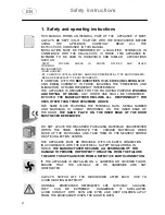 Preview for 4 page of Smeg DWAI152XT Instruction Manual