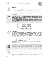 Preview for 21 page of Smeg DWAI152XT Instruction Manual