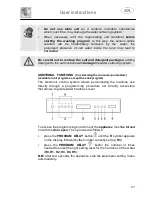 Preview for 24 page of Smeg DWAI152XT Instruction Manual