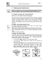 Preview for 38 page of Smeg DWAI152XT Instruction Manual