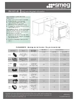 Предварительный просмотр 2 страницы Smeg DWAI314X Installation Manual