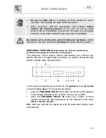 Предварительный просмотр 23 страницы Smeg DWAU147 Instruction Manual