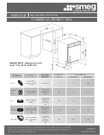 Предварительный просмотр 2 страницы Smeg DWAU214X Installation Manual