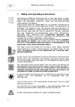 Предварительный просмотр 4 страницы Smeg DWAU315XT Instruction Manual