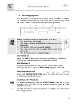 Предварительный просмотр 15 страницы Smeg DWAU315XT Instruction Manual