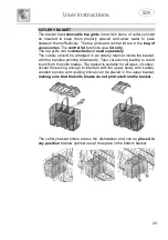 Предварительный просмотр 31 страницы Smeg DWAU315XT Instruction Manual