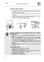 Предварительный просмотр 36 страницы Smeg DWAU315XT Instruction Manual