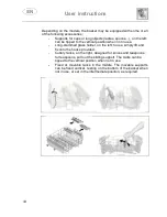 Предварительный просмотр 34 страницы Smeg DWAU6315XT Manual