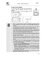 Предварительный просмотр 27 страницы Smeg DWAU6D15XT Instruction Manual