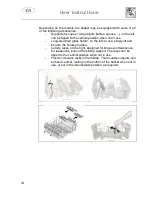 Предварительный просмотр 36 страницы Smeg DWAU6D15XT Instruction Manual