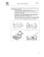 Предварительный просмотр 29 страницы Smeg DWAUP364X Instruction Manual