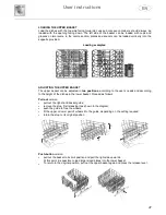 Предварительный просмотр 19 страницы Smeg DWF614SS Instruction Manual