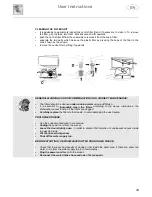 Предварительный просмотр 21 страницы Smeg DWF614SS Instruction Manual