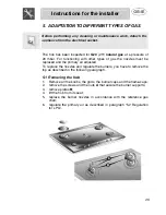 Preview for 10 page of Smeg ER 17250 Directions For Use Manual