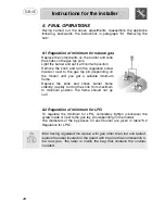 Preview for 11 page of Smeg ER12150EU Instruction Manual