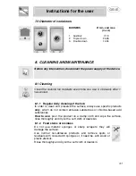 Предварительный просмотр 14 страницы Smeg ER12150EU Instruction Manual