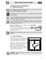 Preview for 34 page of Smeg F608AB Manual